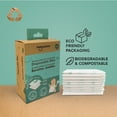 thumbnail image 3 of Babyworks™ Biodegradable & Compostable Bibs Teal & White, 3 of 8