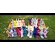 thumbnail image 2 of Bunny Keychain Rabbit Stuffed Animal Ornaments Pendant Doll Soft Cartoon Teddy Bear Plush Toys Wedding Party Birthday Gift heqiyong LED, 2 of 2