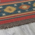 thumbnail image 5 of BoutiqueRugs Hedon Bohemian Southwestern Colorful Area Rug - Tribal Diamond Boho Carpet for Living Room, Bedroom, Dining Room - Red, Blue, Green - 8' x 11', 5 of 10