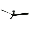 thumbnail image 5 of Torque 3-Blade Smart Ceiling Fan 58in Matte Black with Remote Control, 5 of 10