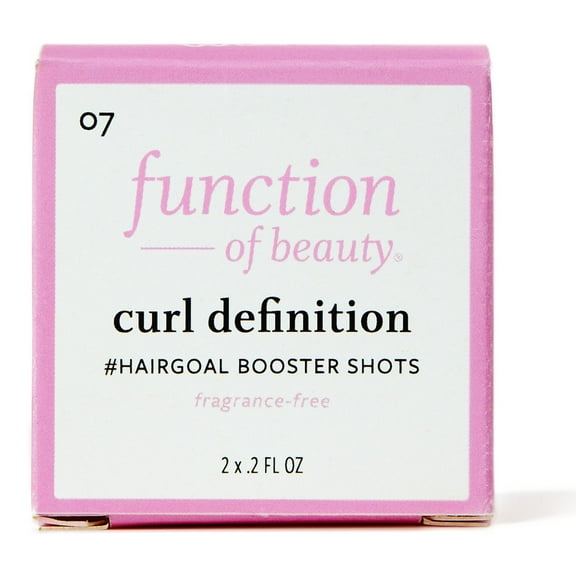 Function of Beauty Curl Definition #HairGoal Booster with Flaxseed Oil, 0.2 fl oz, 2 Pack