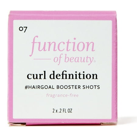 Function of Beauty Curl Definition #HairGoal Booster with Flaxseed Oil 0.2 fl oz 2 Pack