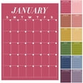 thumbnail image 1 of Calendario de pared Fullhawl 2025-2026, borrado en seco, 40 x 50 cm, 1 of 6