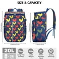 thumbnail image 2 of Retro Chicken and Hen Cartoon Backpack Cooler, Rustic Farm Design Insulated Cooler Bag, Leakproof Waterproof Lunch Backpack for Outdoor Lovers and Trips, 2 of 6
