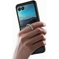 thumbnail image 6 of for Motorola Razr+ Plus 2023 Case, PU Leather Protective Cover with Ring Flip Phone Case Motorola Razr Plus 2023 / Razr 40 Ultra ZH Black, 6 of 18