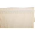 thumbnail image 7 of VHC Brands Muslin Ruffled Unbleached Natural Tan Swag Set of 2 Farmhouse Cotton Window Treatment for Living Room or Kitchen 36x36x16, 7 of 7