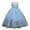 Blue 1, variant on Huanglei Flower Girl Lace Dress For Kids Wedding Bridesmaid Pageant Party Formal Long Maxi Gown Big First Birthday Dance Prom Sequin Bowknot Puffy Tulle Dresses