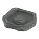 thumbnail image 3 of Plato de baño para reptiles, plato de alimentación para reptiles, comedero decorativo para terrario, cuenco para tortugas, suministros para mascotas, gris S, 3 of 8