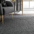 thumbnail image 3 of nuLOOM Lefebvre Braided Indoor/Outdoor Area Rug, Charcoal, 2' 6' x 18', 3 of 5