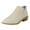 1-White, variant on Women's Zip Ankle Boots Casual Low Heeled Comfortable Dressy Short Booties for Travel Party Business 1-White Size 6.5