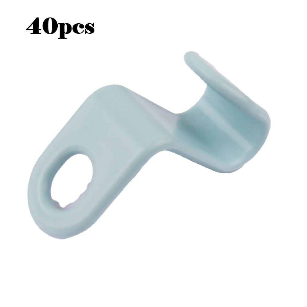 Cogfs 40 Pcs Clothes Hanger Space Saving Hanger Connector Hooks Coat