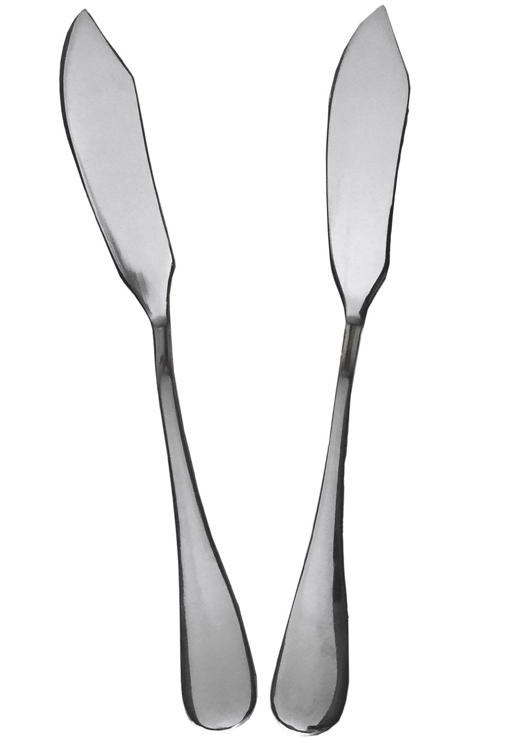 Appetizer Serving Butter Knife Spreader Hammered Silver Metal Black Stone  Arrow