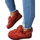 thumbnail image 1 of Zapatillas de mocasín para mujer, botas cálidas de invierno, zapatos acogedores para casa, antideslizantes para interiores y exteriores, 1 of 7
