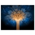 thumbnail image 2 of Fleur Dragon Bleu 3D Fractale - Impression sur Toile Abstraite, 2 of 3