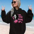 thumbnail image 1 of Sudadera Con Capucha Y Bolsillo De Canguro Con Estampado De Fantasmas, Sudadera Con Capucha Informal De Manga Larga Con Cordón, Ropa De Mujer, 1 of 4
