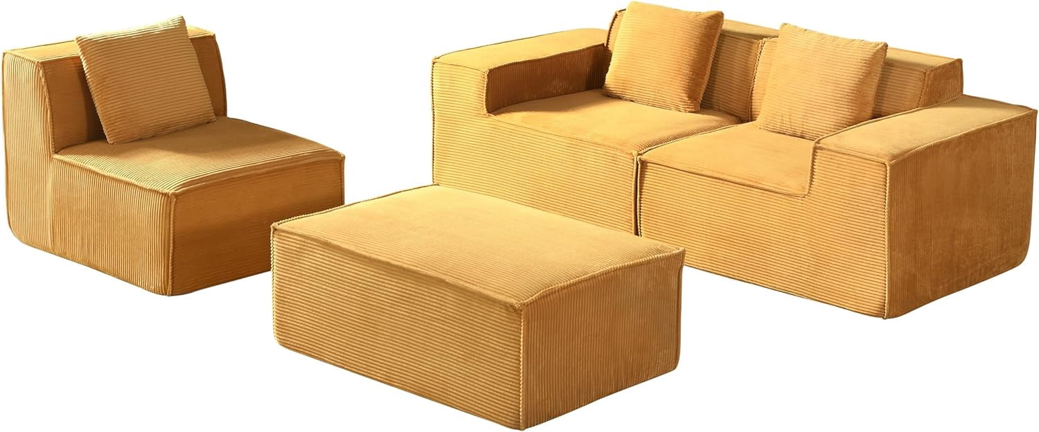 L shape modular sectional sofa