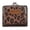 Coffee, variant on Montana West Wrangler Women's RFID-Blocking Leopard Print Wallet - Compact Bifold Credit Card Holder with Kiss Clasp, Leopard