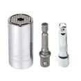 thumbnail image 1 of Amdohai 7mm-19mm Multi-functional Universal Socket Metric Wrench Power Drill Adapter Socket Set Professional Repair Tools, 1 of 7