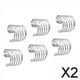 thumbnail image 1 of Juego de servilleteros metálicos Perfecl 2 piezas 3,6 cm x 3,8 cm, 1 of 7