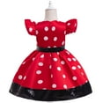 thumbnail image 3 of Girls Mini Mouse Princess Dress Polka Dot Costume Christmas Birthday Dress up, 18M-7Y, 3 of 8