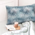 thumbnail image 4 of Rateoe enchanted winter snowflake holly Pattern Decorative Pillow Case,Throw Pillow Covers,Plush Pillow Cover,Soft Pillow Case,Velvet Pillow Case-16"x24", 4 of 6