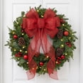 thumbnail image 4 of Christmas Deco Mesh Ribbon Roll with Metallic Foil Glitter, Wired for Wreaths, Garlands, Bows and Holiday Home Decorations, 4 of 6