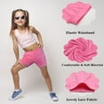 thumbnail image 2 of Girls Shorts, 6 Pack Lace Shorts Breathable Safety Pants for Dance Bike- 6 Colors for Toddler Girl Underwear, 2 of 5