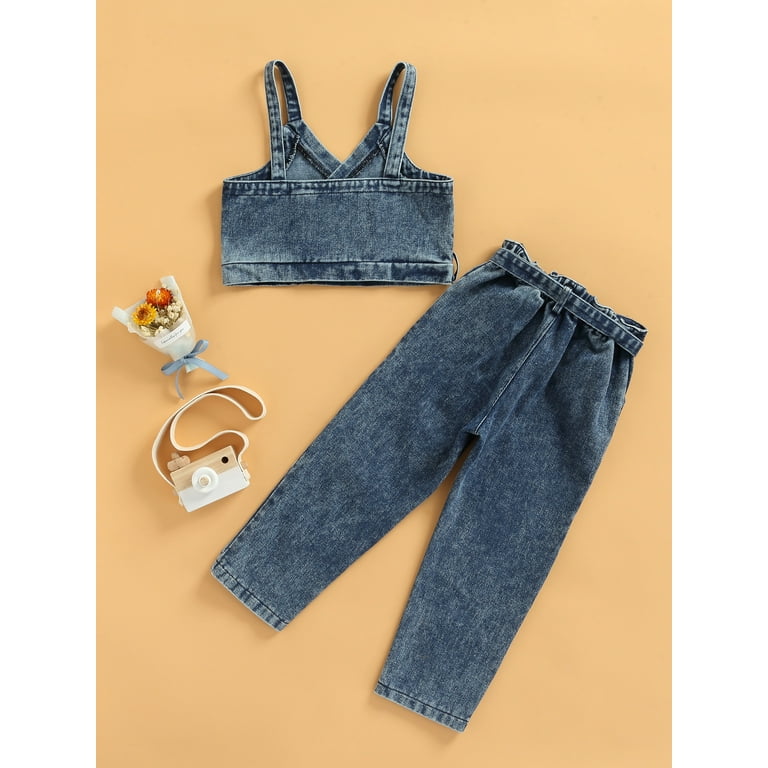 Jeans for Kids Girls Children's 5-16 Years Old Fashion Casual