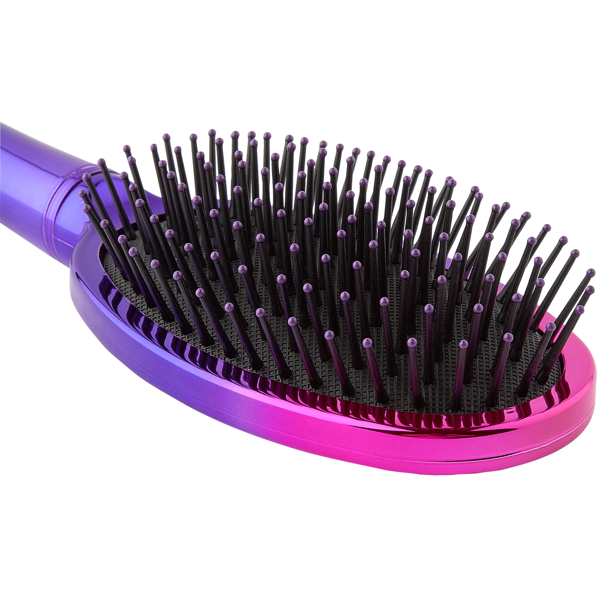 Goody Let It Shine Nylon 10 Oval Detangling Bristle Hair Brush, Purple 1CT  