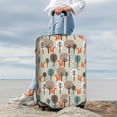 thumbnail image 3 of Lsque Squirrels and Trees Printed Luggage Cover, Travel Luggage Protector,Scratch and Dirt Resistant, Fits 18-32 Inch Luggage - Medium, 3 of 9