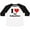 White and Black, variant on Inktastic I Heart My Babysitter Boys or Girls Toddler T-Shirt