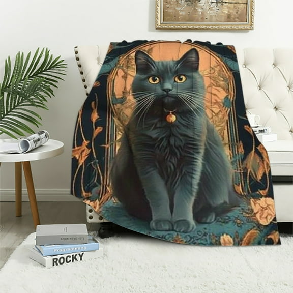 Autua Colorful Pitbull Fleece Blanket Animal Print Pit Bull Fleece Throw Blanket for Mom Women Men Kids Super Soft Plush Dog Blanket Throw Plush Blanket for Bed Sofa Valentine's Day Decor  40x50in