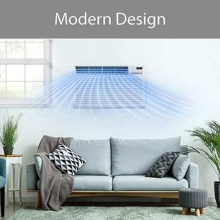 LG - 9,800 BTU 440 Sq Ft Through-the-Wall AC - White