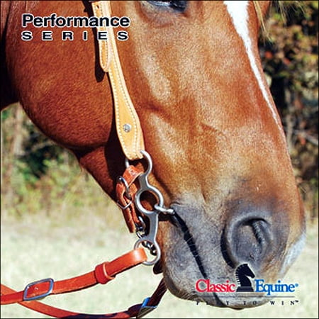 Twisted Wire Mouthpiece - CLASSIC EQUINE PERFORMANCE SERIES HORSE BIT 5 RING GAG TWISTED WIRE MOUTHPIECE