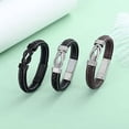 thumbnail image 4 of Infinity Urn Bracelet for Ashes Men's Cremation Bracelet Celtic Knot Urn Bracelet for Ashes Men Wristband Cuff Urn Bracelet Genuine Leather Ashes Urn Bracelet, 4 of 7