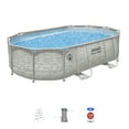 thumbnail image 3 of Coleman Power Steel 16' x 10' x 42" Oval Above Ground Pool Set, 3 of 9