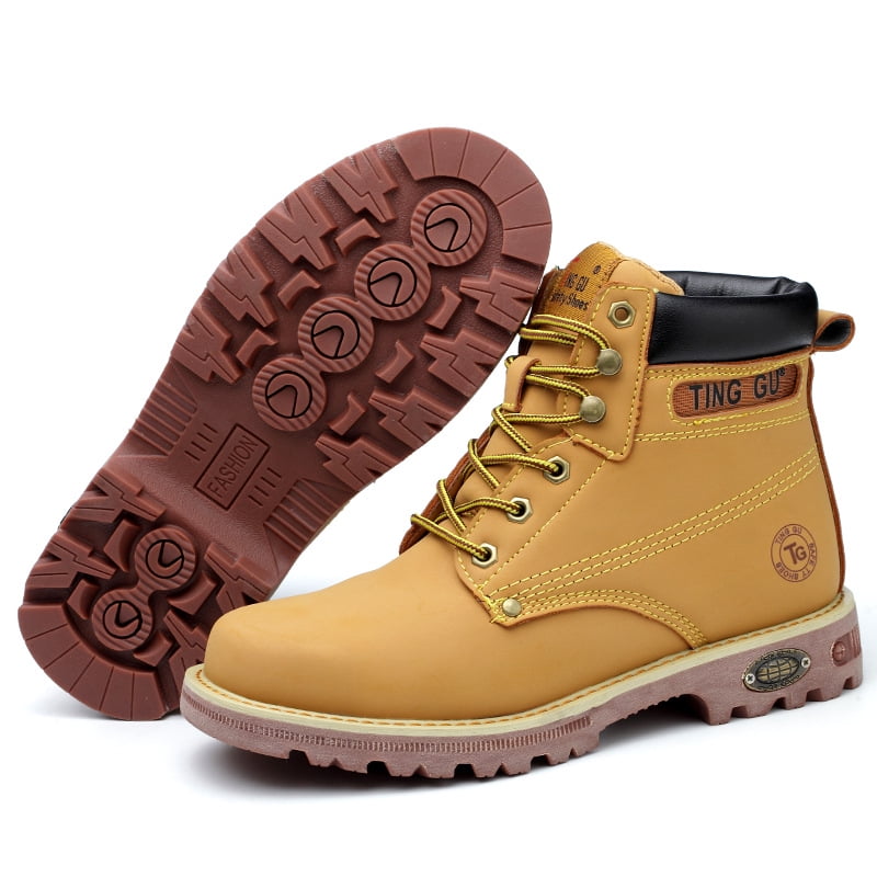 UMYOGO Steel Toe Sneakers for Men Safety Construction Work Shoes Men