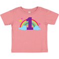 thumbnail image 3 of Inktastic 1st Birthday Rainbow Girls Baby T-Shirt, 3 of 5