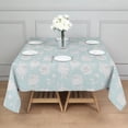 thumbnail image 3 of Pioneer Flower Floral Print Pattern Square Tablecloth, Waterproof Wipeable Spillproof Washable Table Cover for Home Kitchen Party Decor, 52"x52", 3 of 6