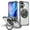 Black, variant on Dteck Clear Magnetic Case for iPhone 17,Shockproof TPU+PC Anti-Yellow Case Compatible with Mag Safe 360° Rotatable Invisible Ring Stand Shockproof Cover,Clear