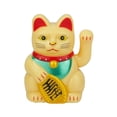 thumbnail image 5 of Girlsshop Mini Solar Automatic Waving Lucky Cat Car Decoration Cake Baking Decoration,Wanliang-Yellow, 5 of 9