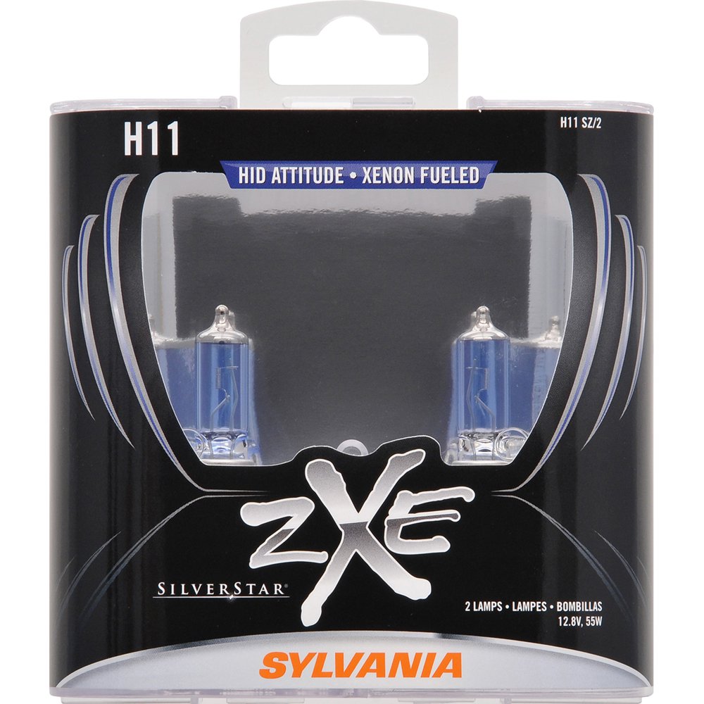 SYLVANIA H11 SilverStar zXe Halogen Headlight Bulb, Pack of 2 Walmart
