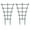 D, variant on 2Pc Plant Trellis for Climbing Plants, Stackable Garden Trellis, Plastic Plant Support Frame, Potted Plant Vine Trellis, DIY Lattice Grid for Indoor Outdoor Climbing Plants