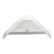 Berta Cabinet Triangle Bracket, 90 Degree Plastic Cabinet Corner Support Braces ( 4 Pack )
