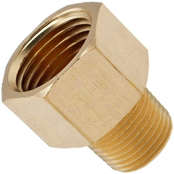 Vixen Horns 3/8" NPT Male to 1/2" NPT Female Brass Thread Expander Fitting for Train/Air Horn Tanks VXA3812