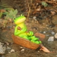 thumbnail image 4 of OIUR Resin Frog Figurine Planter Decoration Frog Statue Outdoor Garden Decor Frog Sculpture for Patio Yard Fairy Garden Home Decoration, 4 of 6