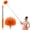 Orange, variant on Cobweb Duster with Extension Pole, Retractable Dusters for Cobweb Cleaning 90-inch Long Handle Ceiling Fan Spider Web Brush for Outdoor Indoor High Ceilings