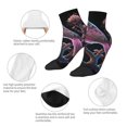 thumbnail image 3 of Uemuo Bird 2 Printed Crew Socks, Moisture-Wicking Socks, Athletic Socks for Men Breathable Cushion Socks Casual Sport Socks for Running Traveling, 3 of 6