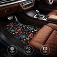 thumbnail image 6 of Zufioo Animals Under Water Print Car Floor Mats Four-piece Set, Car Interior Accessories - Corrosion-resistant, Non-Slip, Suitable for Cars, Trucks, Vans, 6 of 7