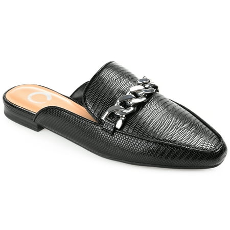 

Journee Collection Womens Hazina Tru Comfort Foam Slip On Square Toe Mules Flats